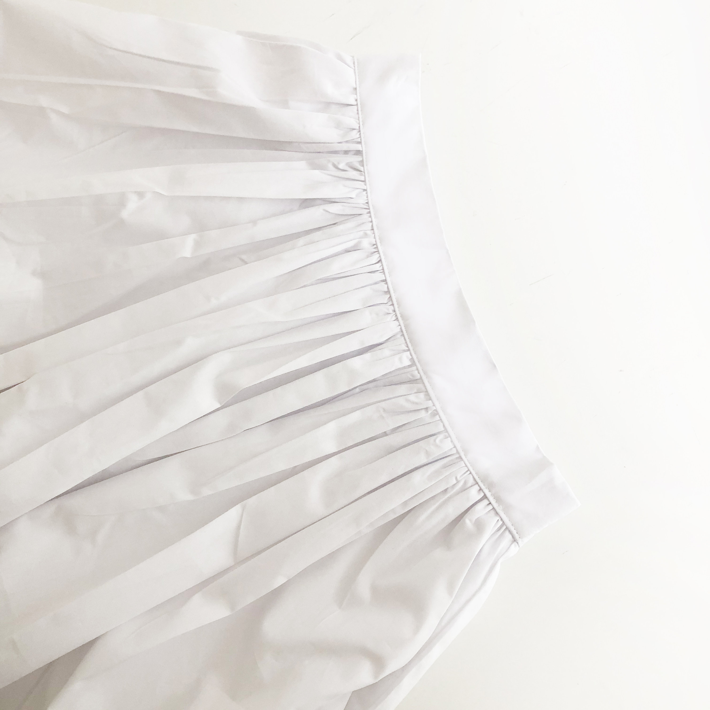 white cotton midi