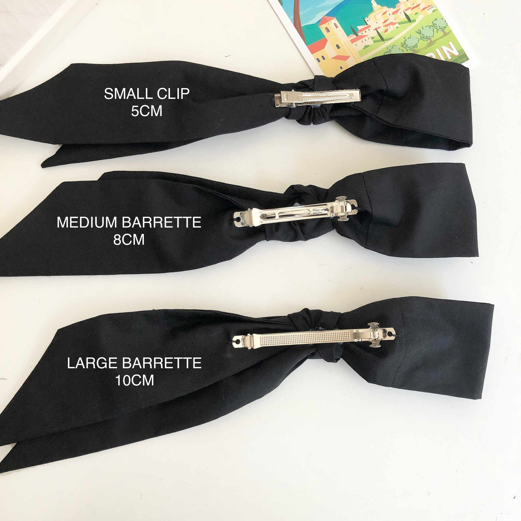 Large Bow 8cm Barrette/コレットマルーフ THBT