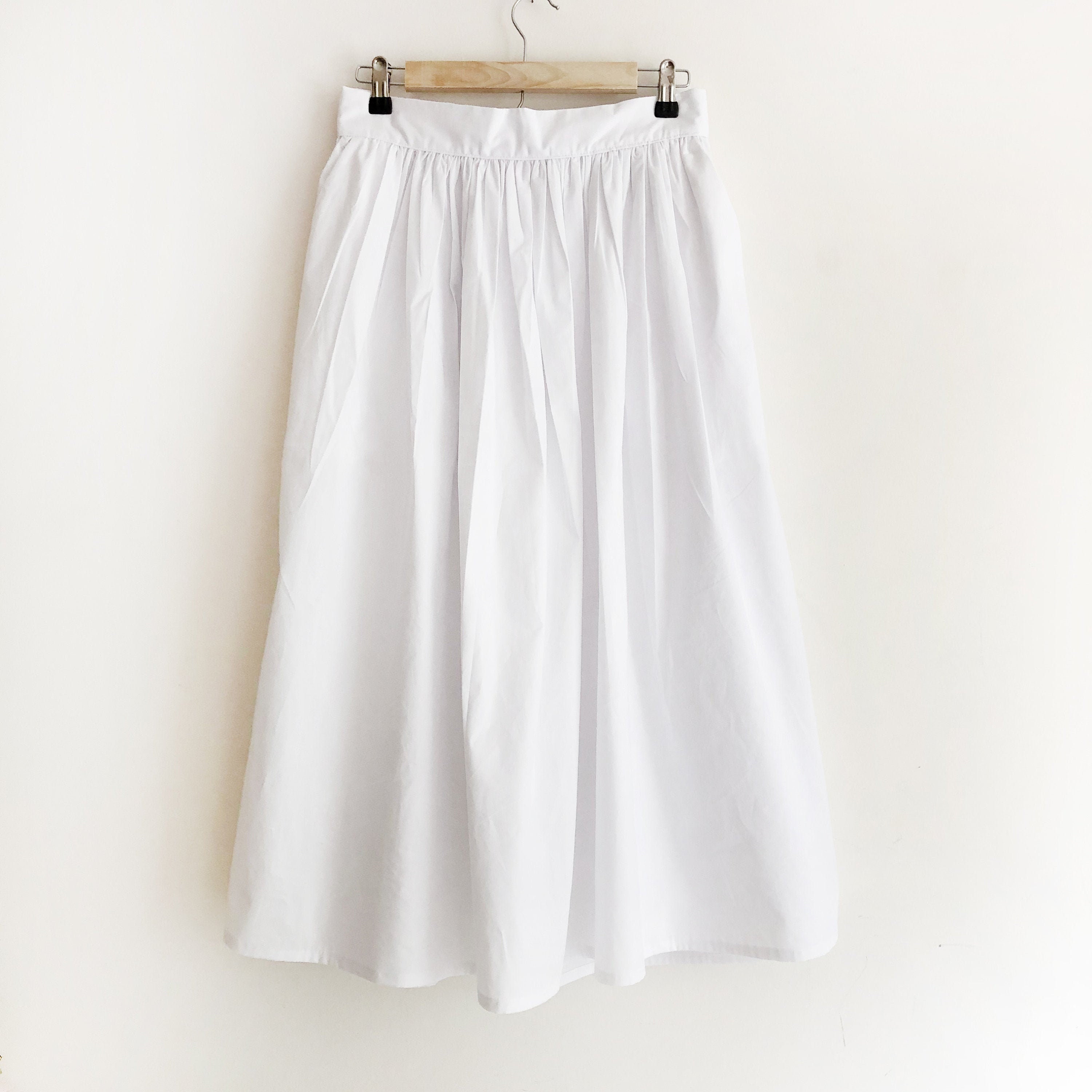 White midi skirt on cheap sale