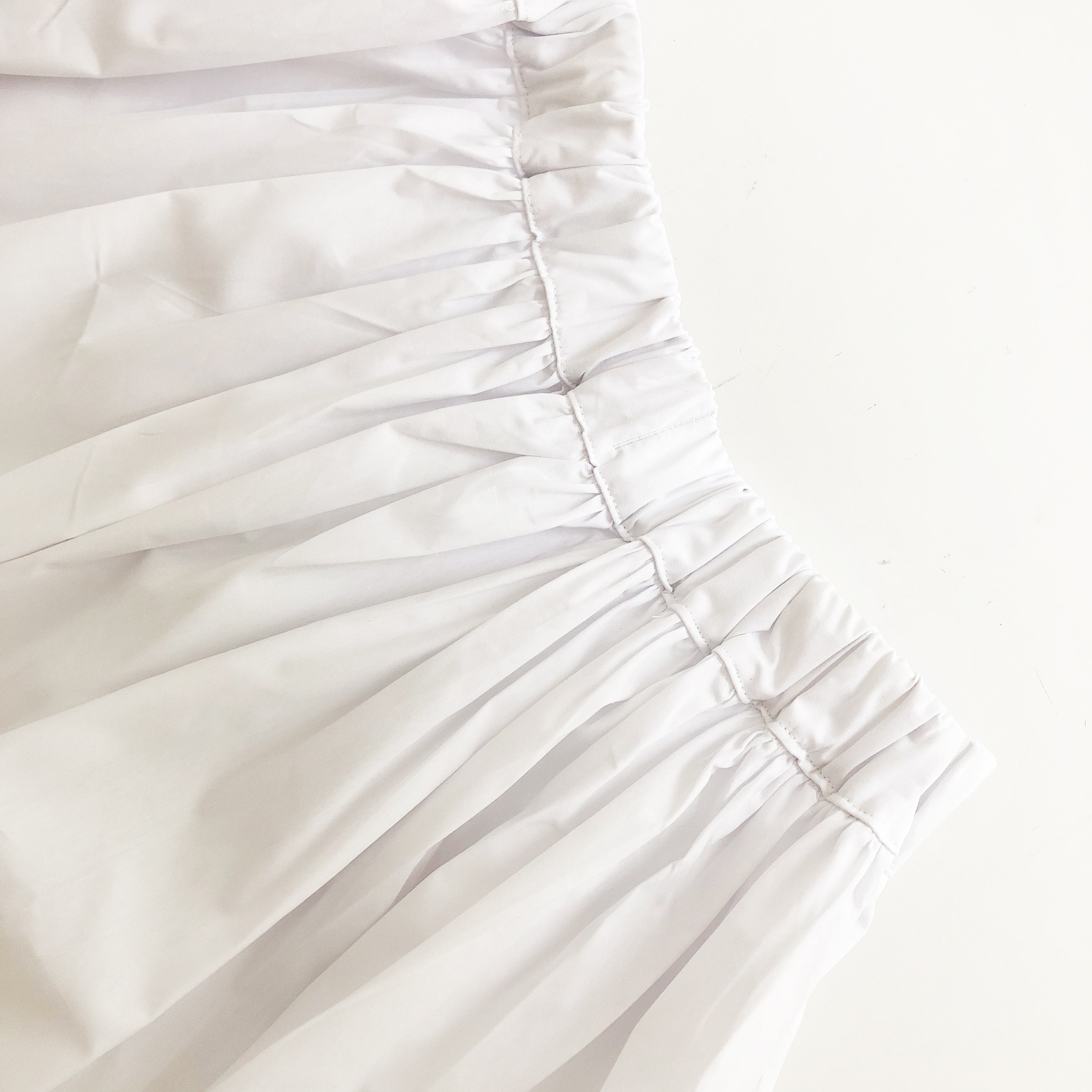 white cotton midi