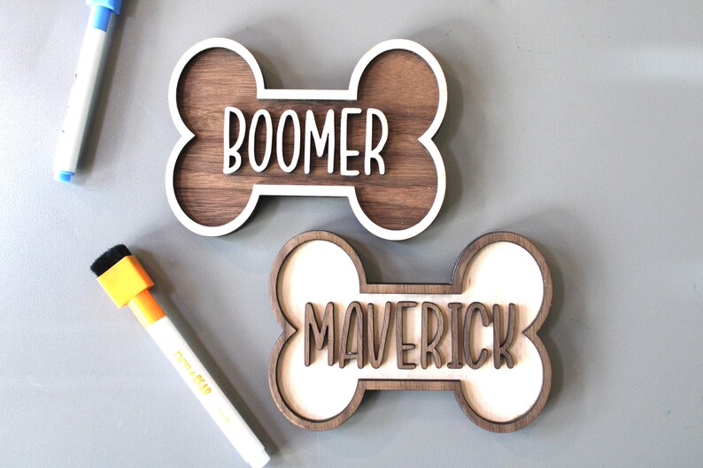 Dog Name Personalized Bone Pet Memorial Dog Etsy