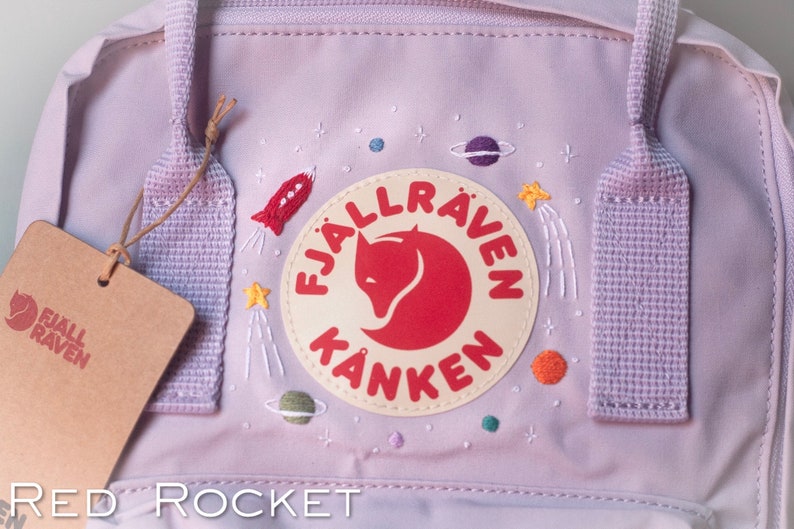 Send me your Kanken! Hand Embroidered Custom Kanken