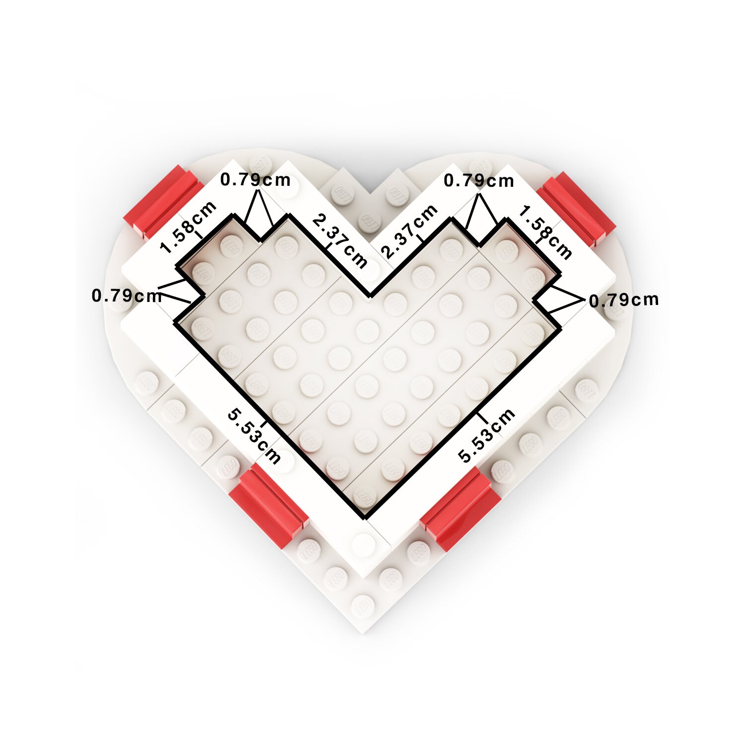 Rotes Herz Samt scharte Vorschlag Ring-Geschenk-Box für Verlobung Hochzeit MG3 