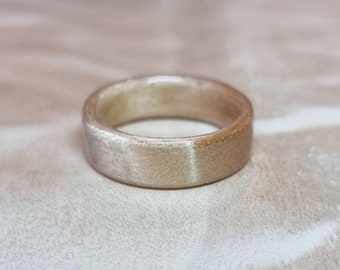 Willow ring - Hand made bent wood ring - Wooden wedding band - Engagement ring -  Natural jewellery