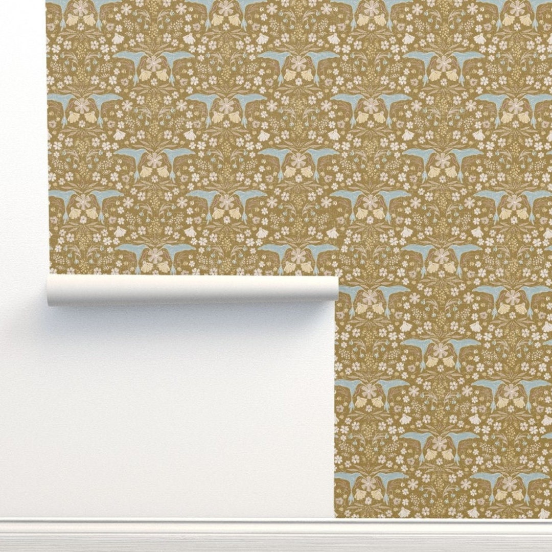 Wallpaper Removable Wallpaper Apartment Decor Home Decor Etsy