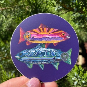Two Fish Sticker