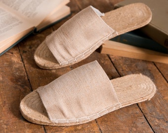 Printable slippers pattern men DIY_Download Espadrille slippers sewing instruction and pattern_Men slippers sewing video and pattern