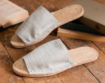 Printable slippers pattern men DIY_Download Espadrille slippers sewing instruction and pattern_Men slippers sewing video and pattern