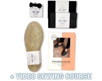 Espadrilles men DIY kit: custom shoes men_diy kit for men_DIY custom shoe_DIY men shoe kit_espadrille shoe kit_diy kit_black jeans fab