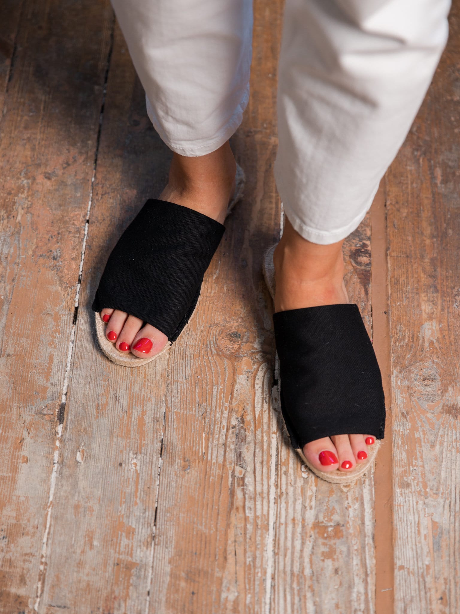 Slippers Women DIY Custom Black Etsy