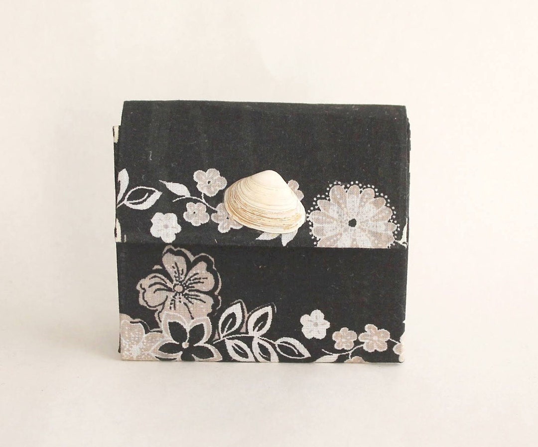 De Leche Monedero Con Material Reciclado Elegante En Negro