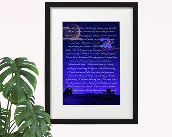 A Whole New World Etsy