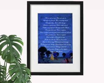 Disney Lyrics Etsy