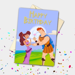 Biglietto personalizzato Hercules e Meg