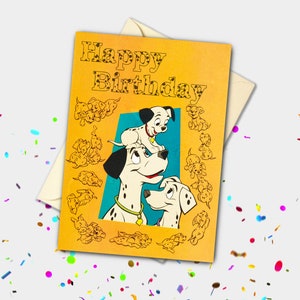 Carte personnalisée de croquis de 101 dalmatiens