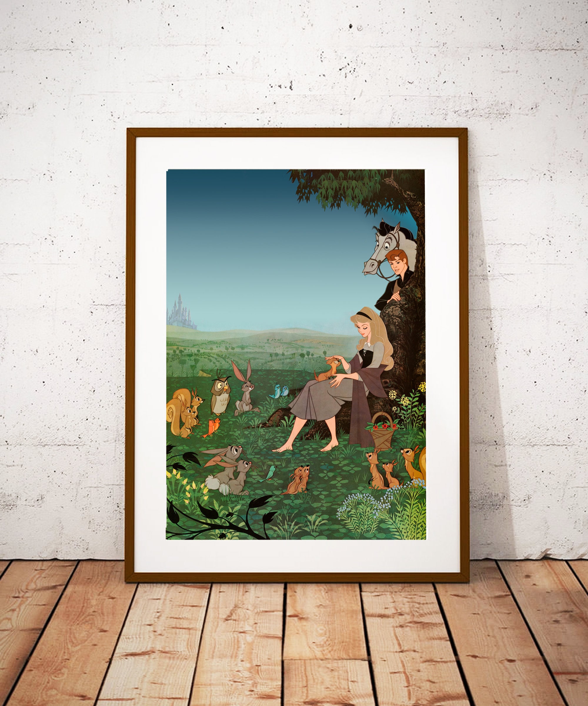 Discover Disney Sleeping Beauty in the Forest Poster