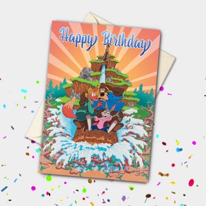 Splashdown, biglietto di auguri per il compleanno di Splash Mountain
