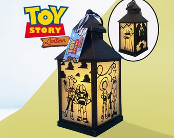 Toy Story Lantern Ornament -- Woody, Buzz, Jessie, Bullseye, Zurg  | Light up Home Décor Hanging Ornament