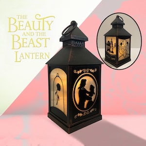 Beauty and the Beast Lantern Ornament | Light up Home Décor Hanging Ornament