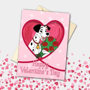 101 carica Pongo biglietto di San Valentino / biglietto di auguri per celebrazione, fidanzamento, proposta