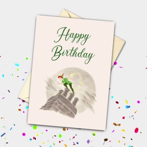 Tarjeta Personalizada Bosquejo de Peter Pan
