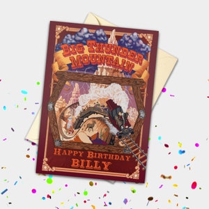 Carte personnalisée Big Thunder Mountain