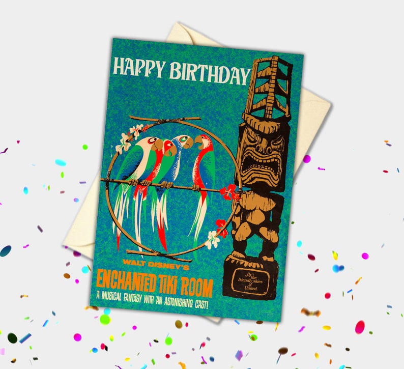 Enchanted Tiki Room Personalised Card image 1