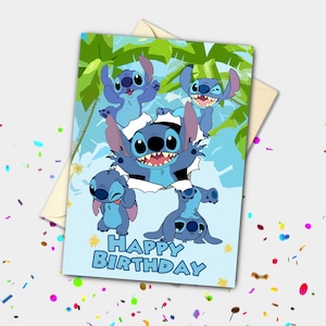 Lilo & Stitch 'Hawaiian Stitch' Celebration Card