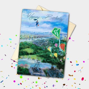 Carte personnalisée Mary Poppins Arrivée