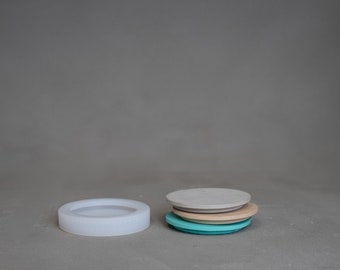 4" Lid Silicone Mold for Candle Vessels