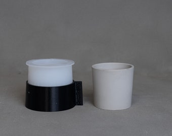 Candle Collection, Straight | Candle Jar Silicone Mold