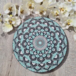 Mandala on Canvas, Mandala, Canvas, Gift, Wall Decoration, Birthday, Canvas Painting, Canvas Hand-Painted, Dot Art, Mandala Acrylic Picture