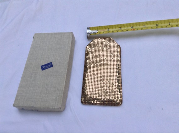 Gold Mesh Vintage Purses & Sunglass Case - image 2