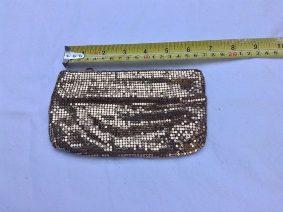 Gold Mesh Vintage Purses & Sunglass Case - image 7