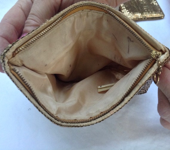 Gold Mesh Vintage Purses & Sunglass Case - image 5