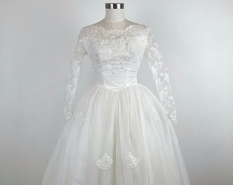 1964 Sweetheart Wedding Dress, "Marilyn", Size S