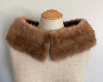 Vintage Mid Century Mink Collar
