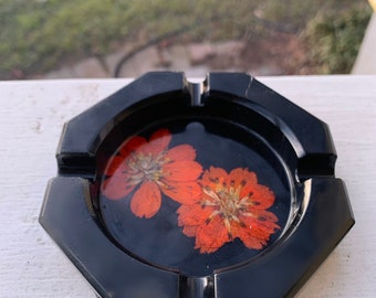 Armageddon Red Resin Ashtray