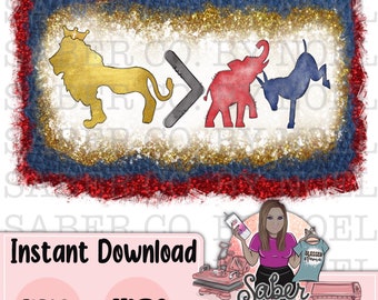 Download Elephant And Donkey Etsy