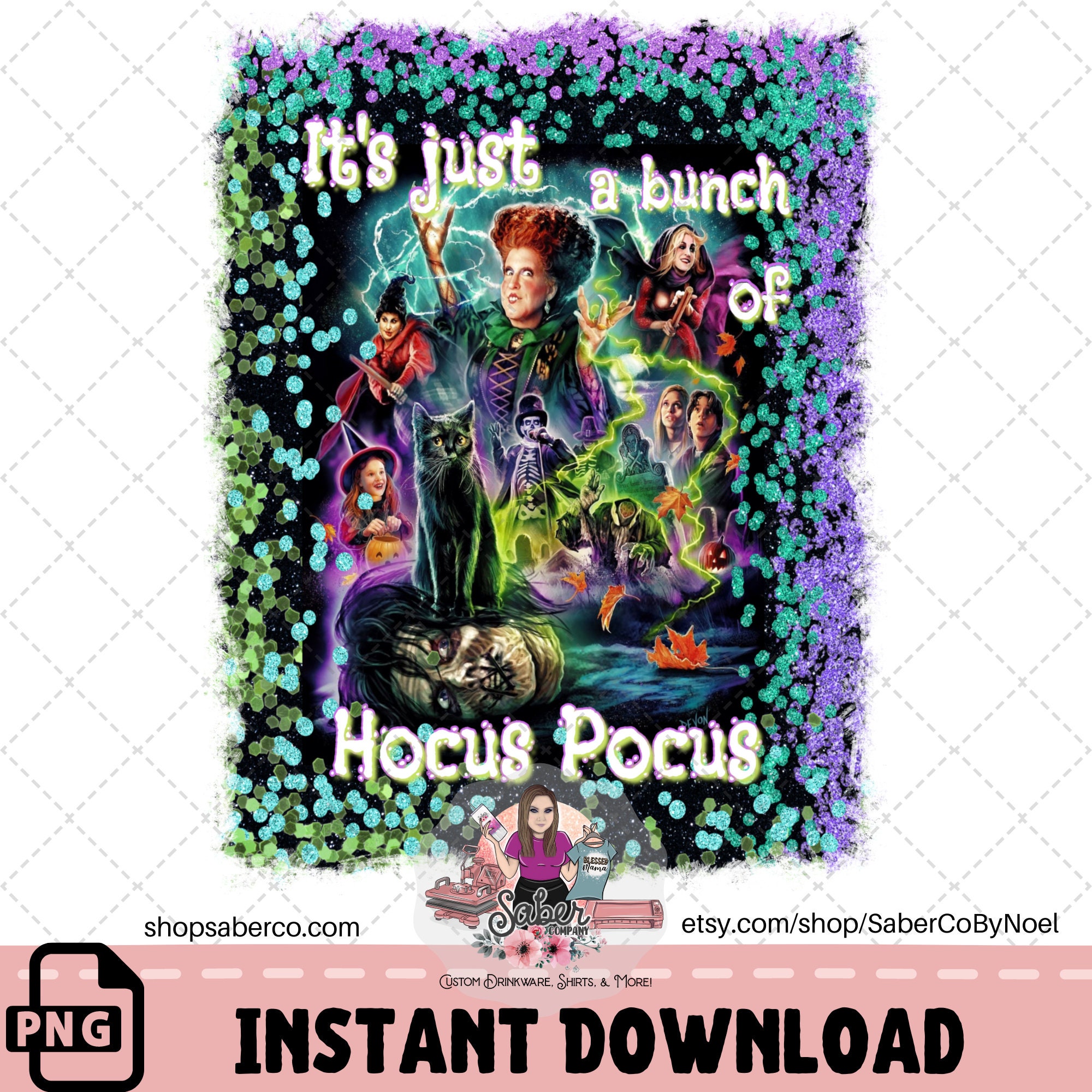 It es Just A Bunch Of Hocus Pocus Sublimation Transfer Etsy
