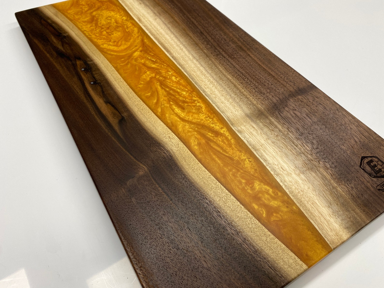 Epoxy Resin Cutting Board Gold 275 Etsy