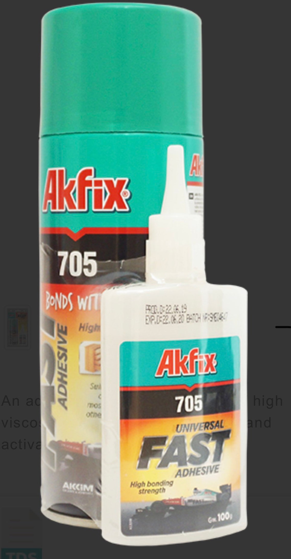 Akfix 705 Universal Fast Adhesive Etsy