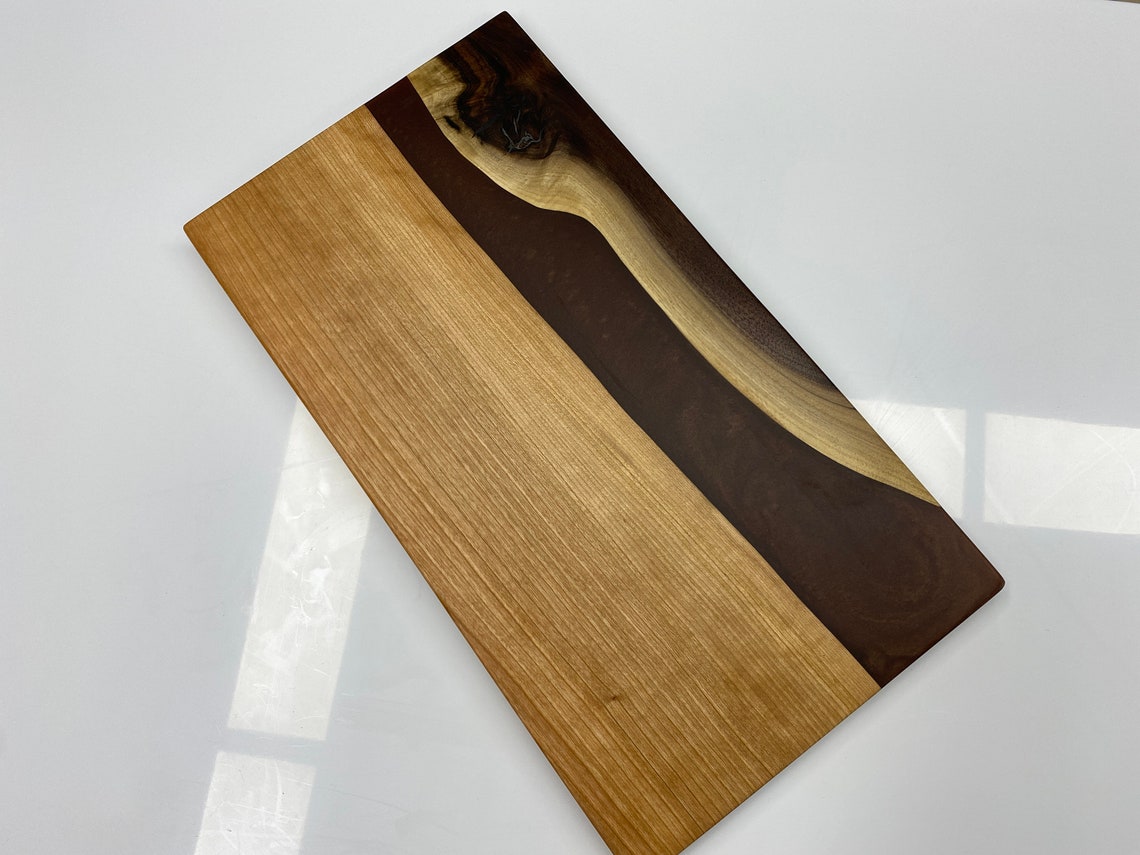 Epoxy Resin Cutting Board Brown Etsy