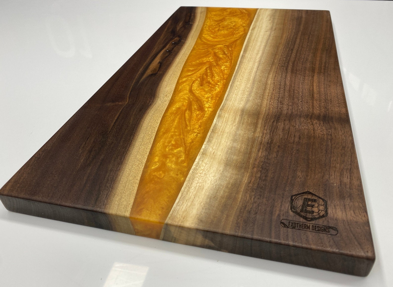 Epoxy Resin Cutting Board Gold 275 Etsy