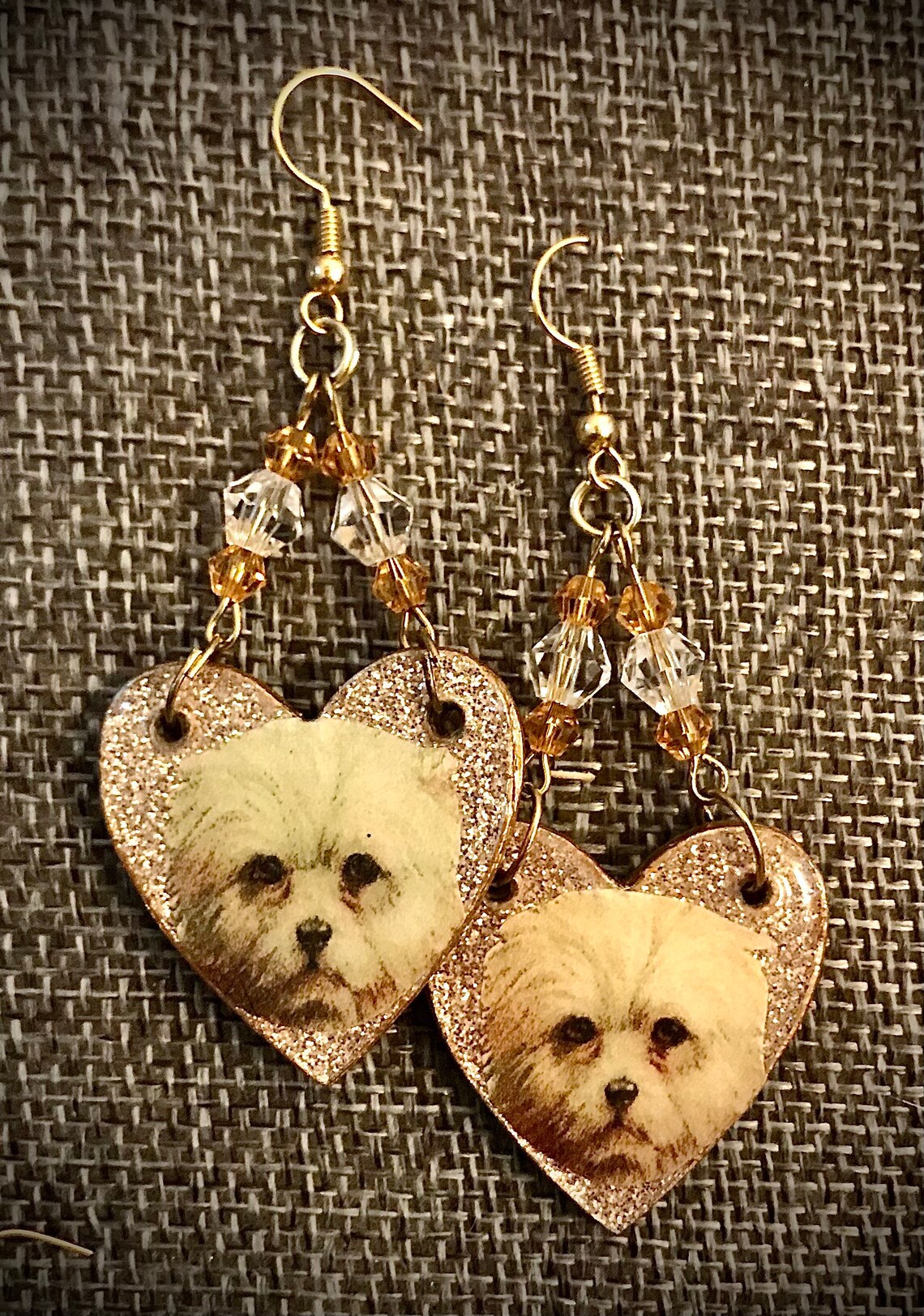 Boucles doreilles vintage pour chiens Etsy
