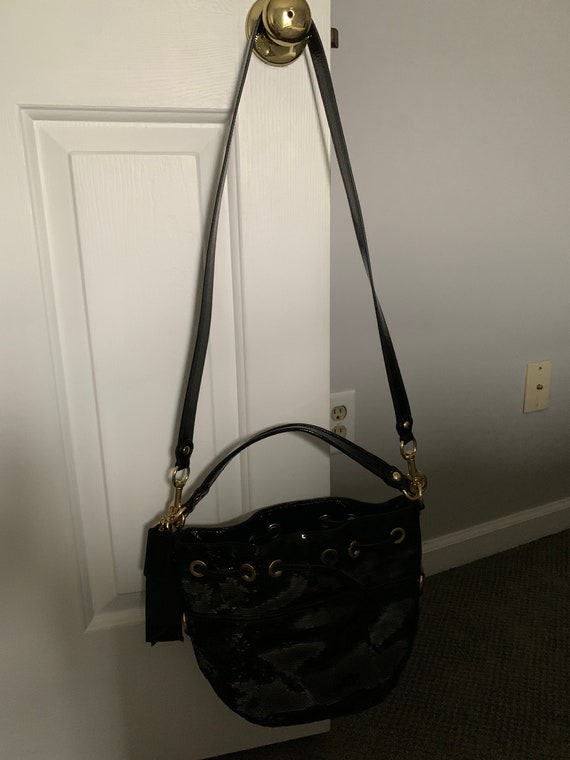 NEW - Coach Black Sequin Bag