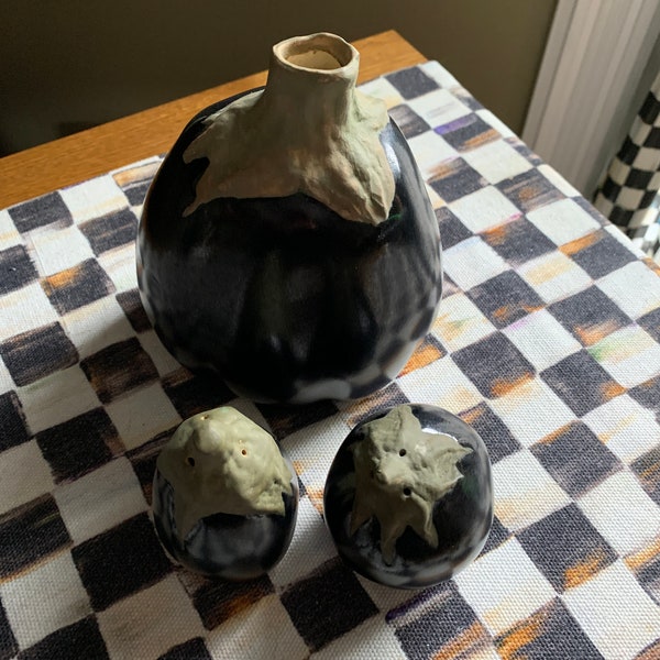 Patricia Garrett - Eggplant Vase with S&P