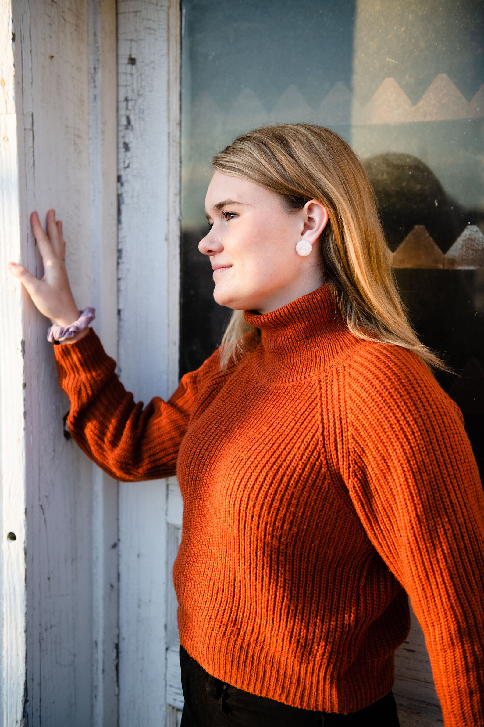 Simple Circle Stud//Orange Sartruse Blue Marble | Etsy