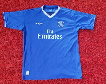 Vintage Chelsea 2003 2004 2005 home shirt Umbro soccer jersey #10 size SB 8-10Y 