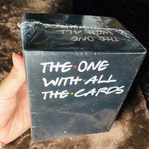 The One With All the Cards Game for Friend TV Fan - Funny Game - Etsy